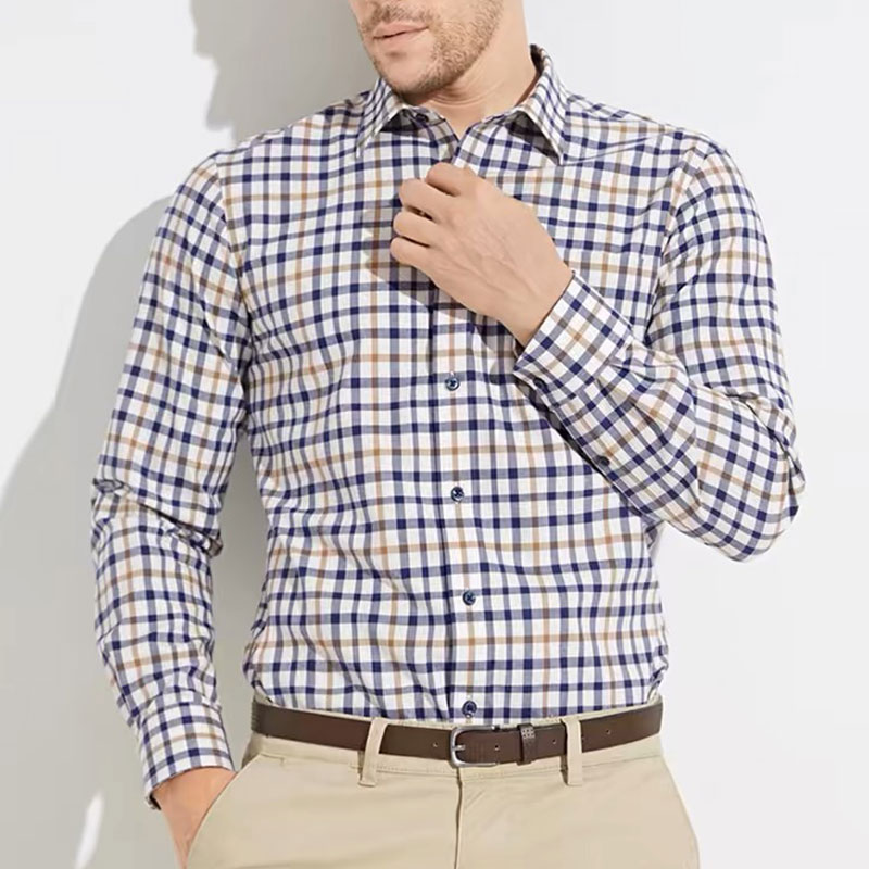 Men Formal Wear Summer - Camisa de manga longa masculina, algodão