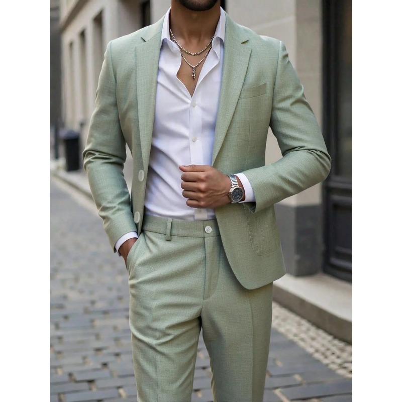 Men Formal Wear Pants - Conjunto de Terno e Calças para