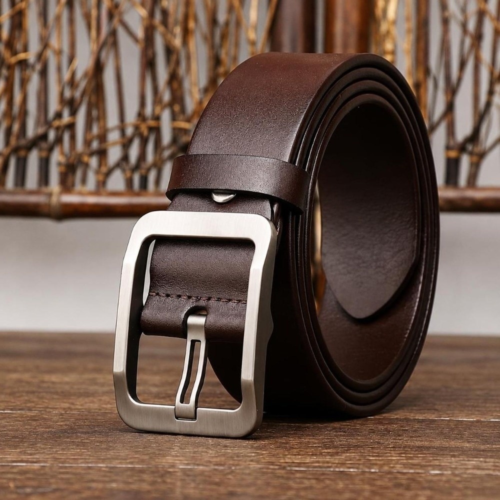 Men Formal Wear With Jeans - Cinto Clássico de Couro PU para