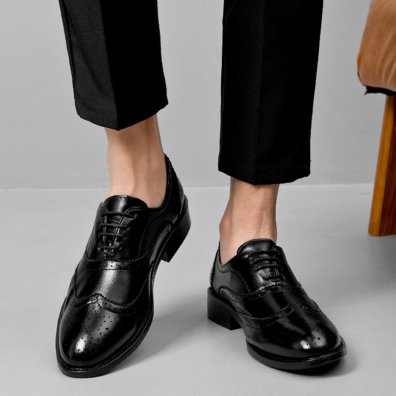 Men Formal Wear Summer - Sapatos de Couro Formais Clássicos para