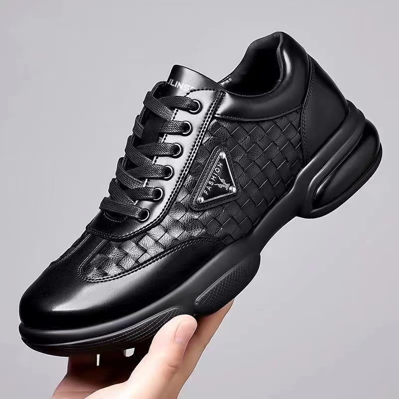 Men Formal Wear Summer - Novos Sapatos Masculinos de Couro Plataforma
