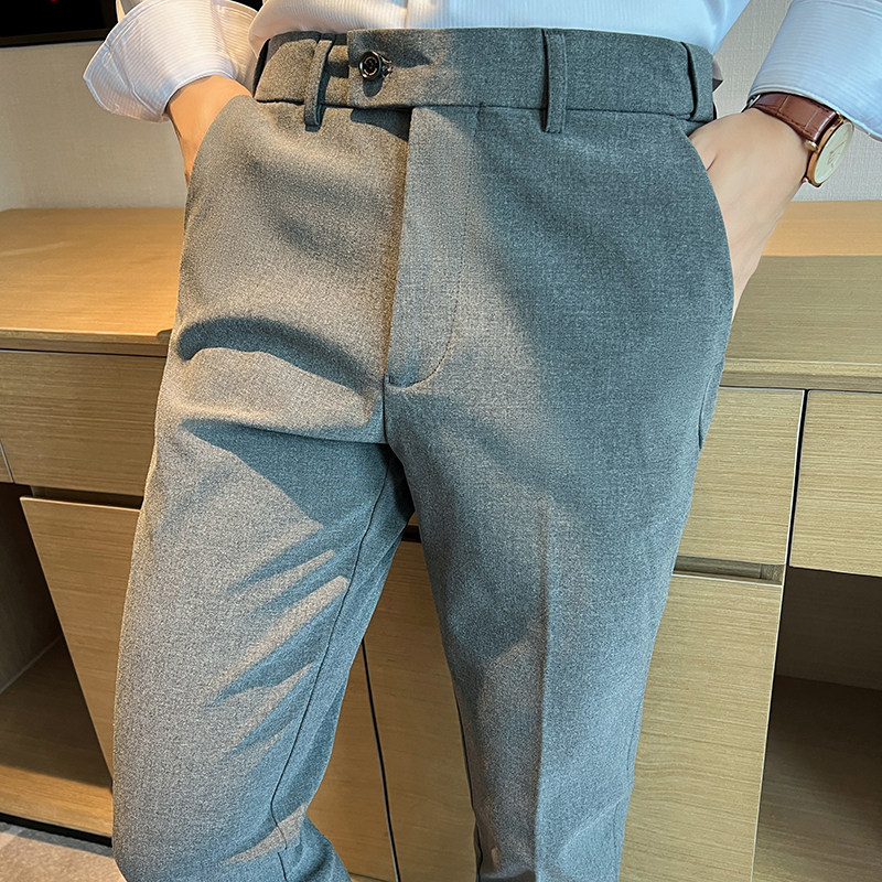 Calças Masculinas Premium com  - Men'S Urban Formal Wear avaliação e preço