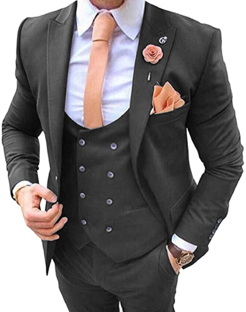 Ternos Masculinos Azul Marinho - Men Formal Wear Pants avaliação e preço