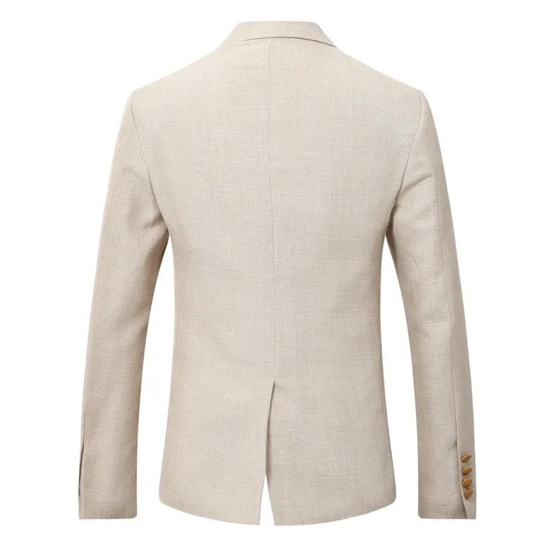 Terno de praia de linho marfim - Men Linen Formal Wear avaliação e preço