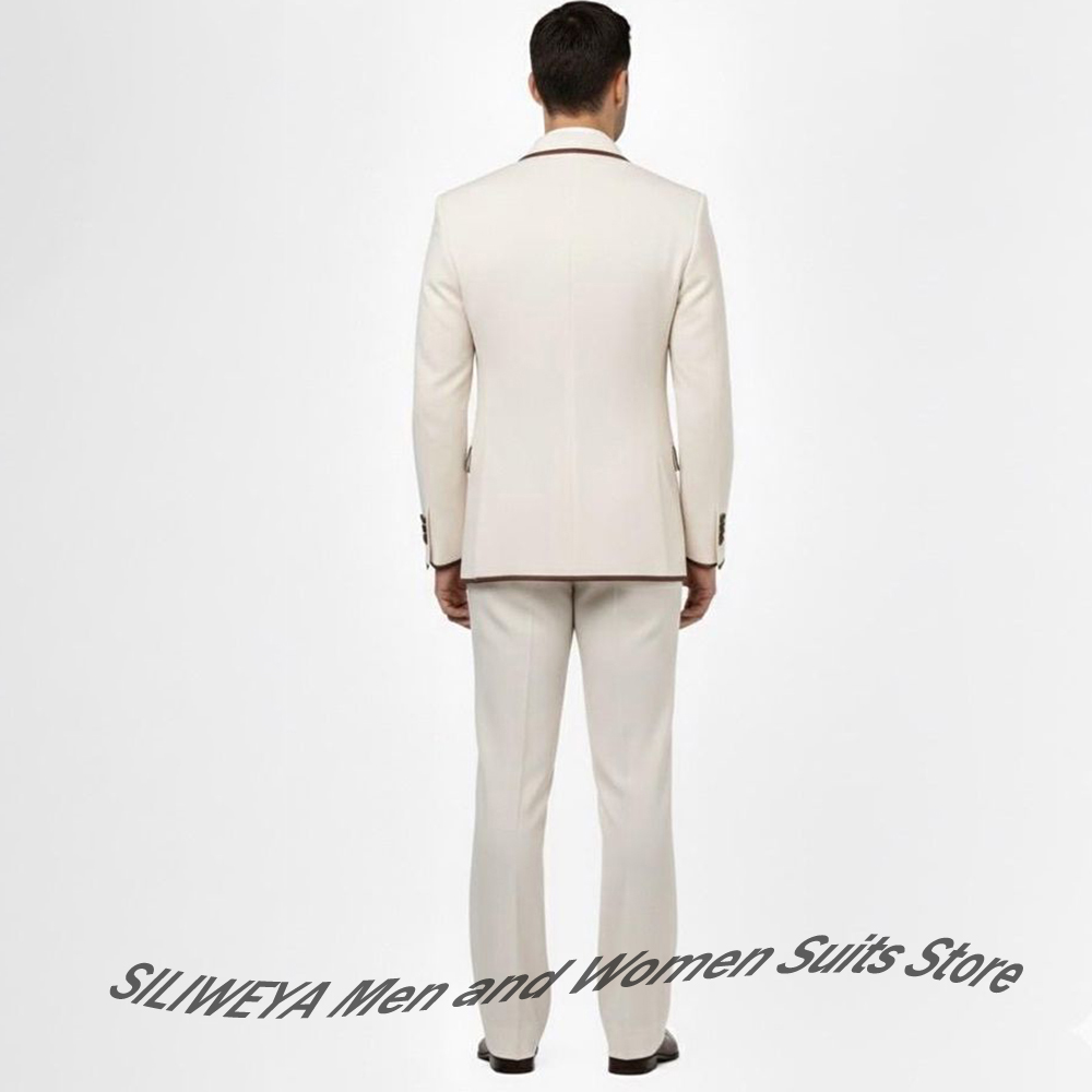 Conjunto de terno trespassado  - Men Formal Wear Brown avaliação e preço