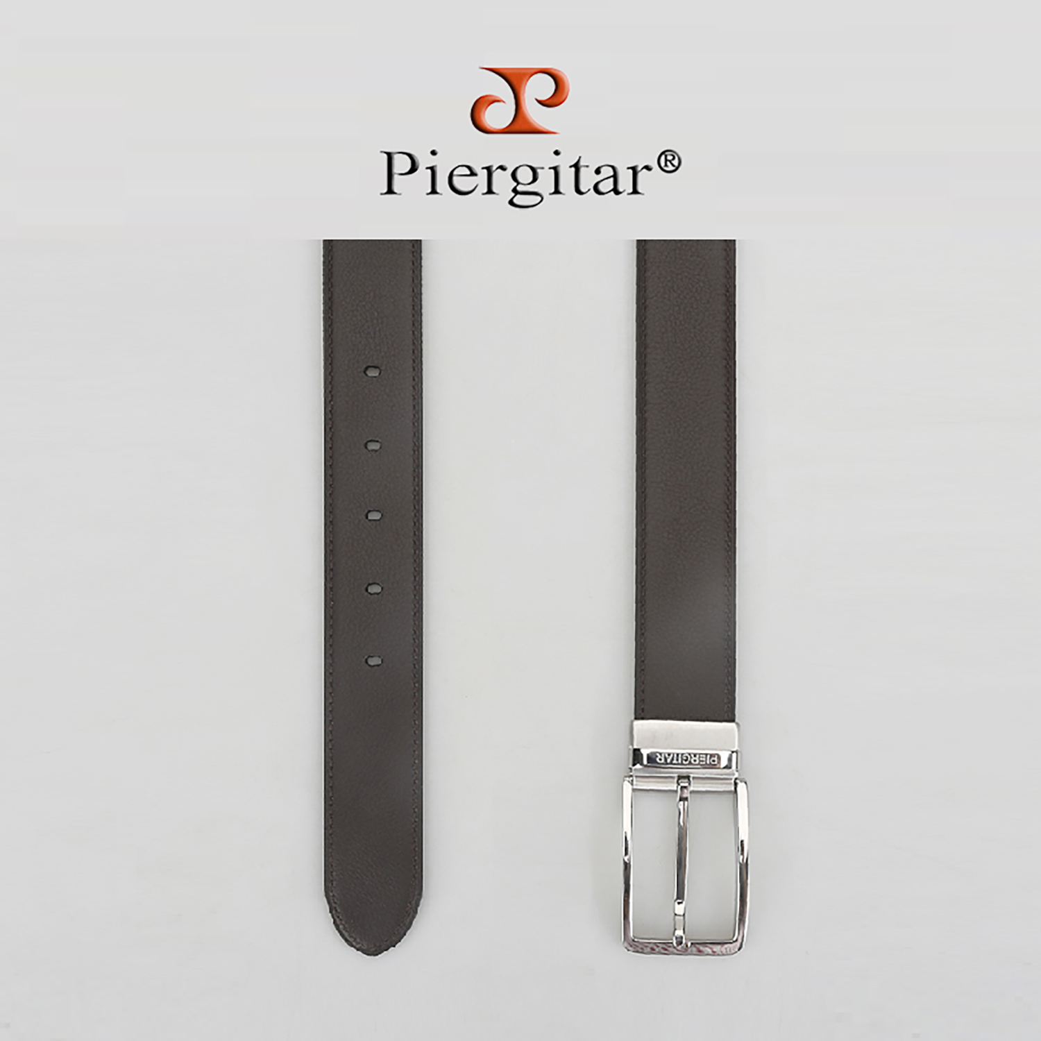 Cinto masculino de couro genuí - Men Formal Wear Brown avaliação e preço