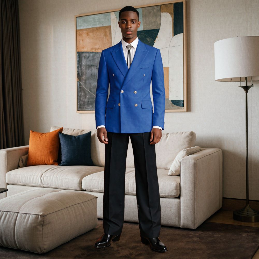 Terno Masculino de 2 Peças, Co - Men Linen Formal Wear avaliação e preço