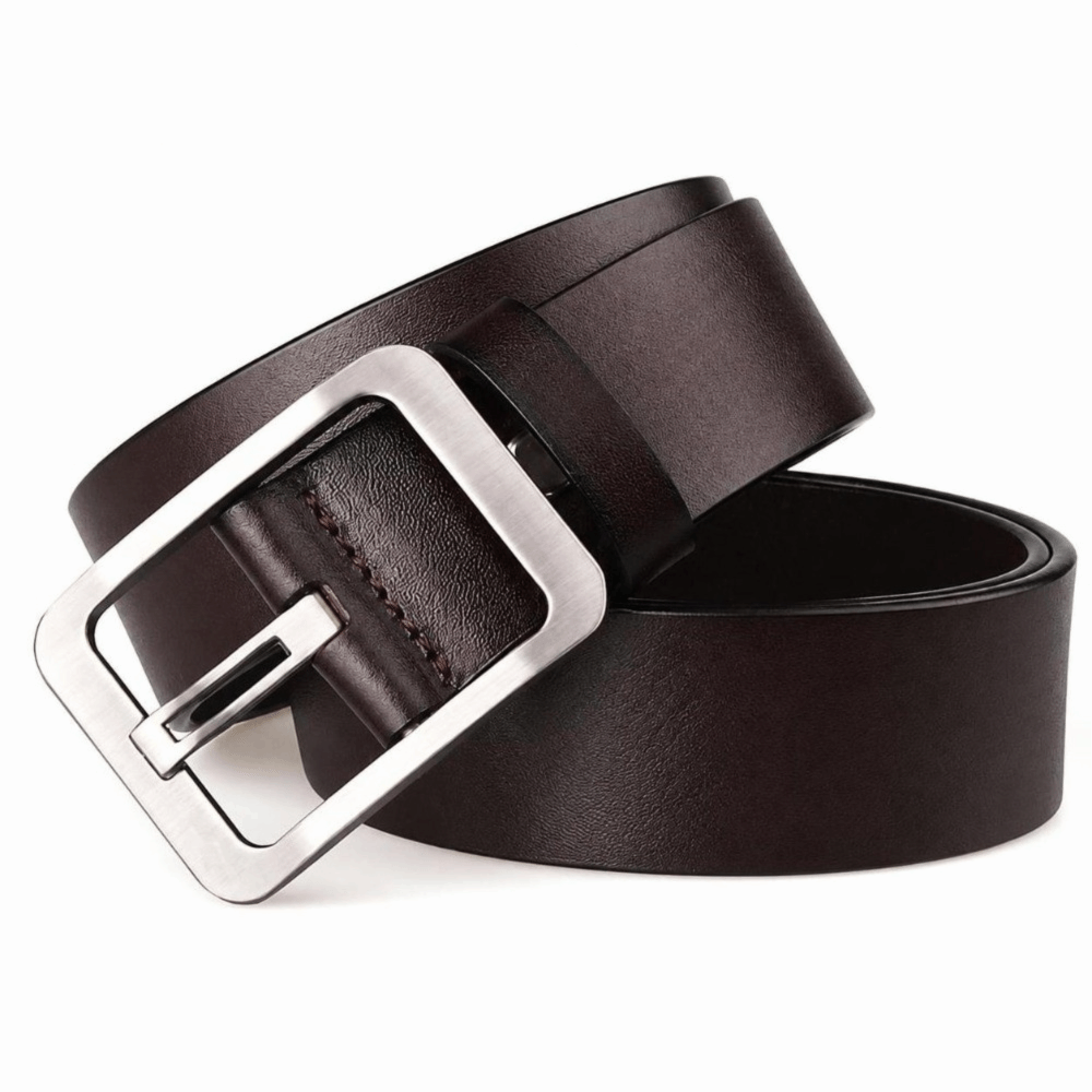 Cinto de Couro PU Casual para  - Men Formal Wear With Jeans avaliação e preço
