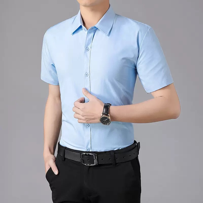 Verão fino camisa branca de ma - Men Formal Wear Summer avaliação e preço